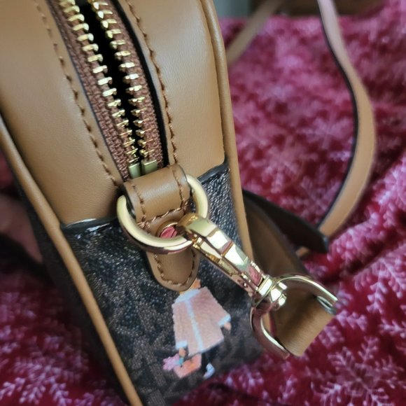 BRAND NEW AUTHENTIC MICHAEL KORS Hand Bag Leather Purse Crossbody MK - Picture 11 of 13